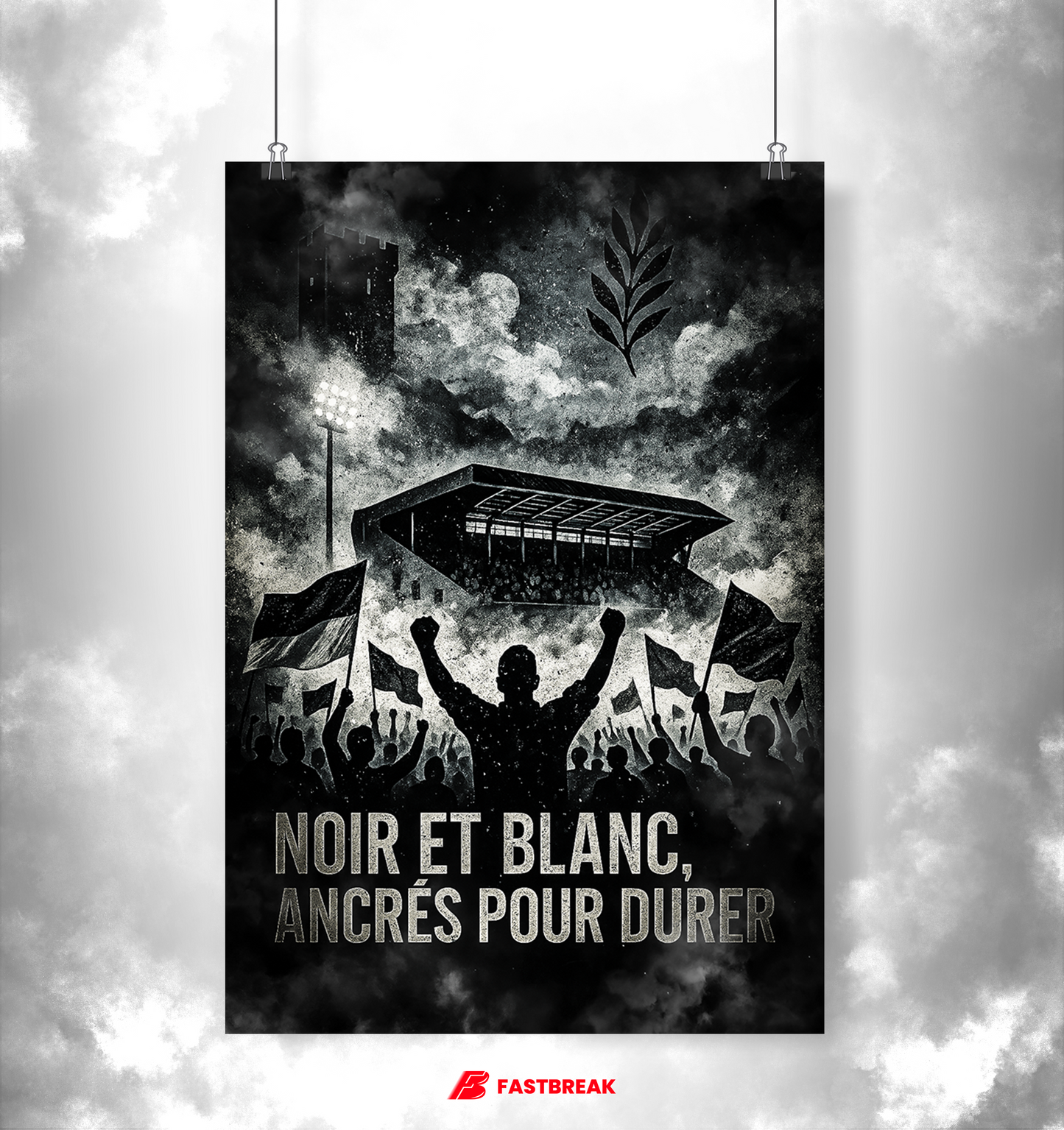 Angers Supporters Poster – Passion Angevine | Football Poster