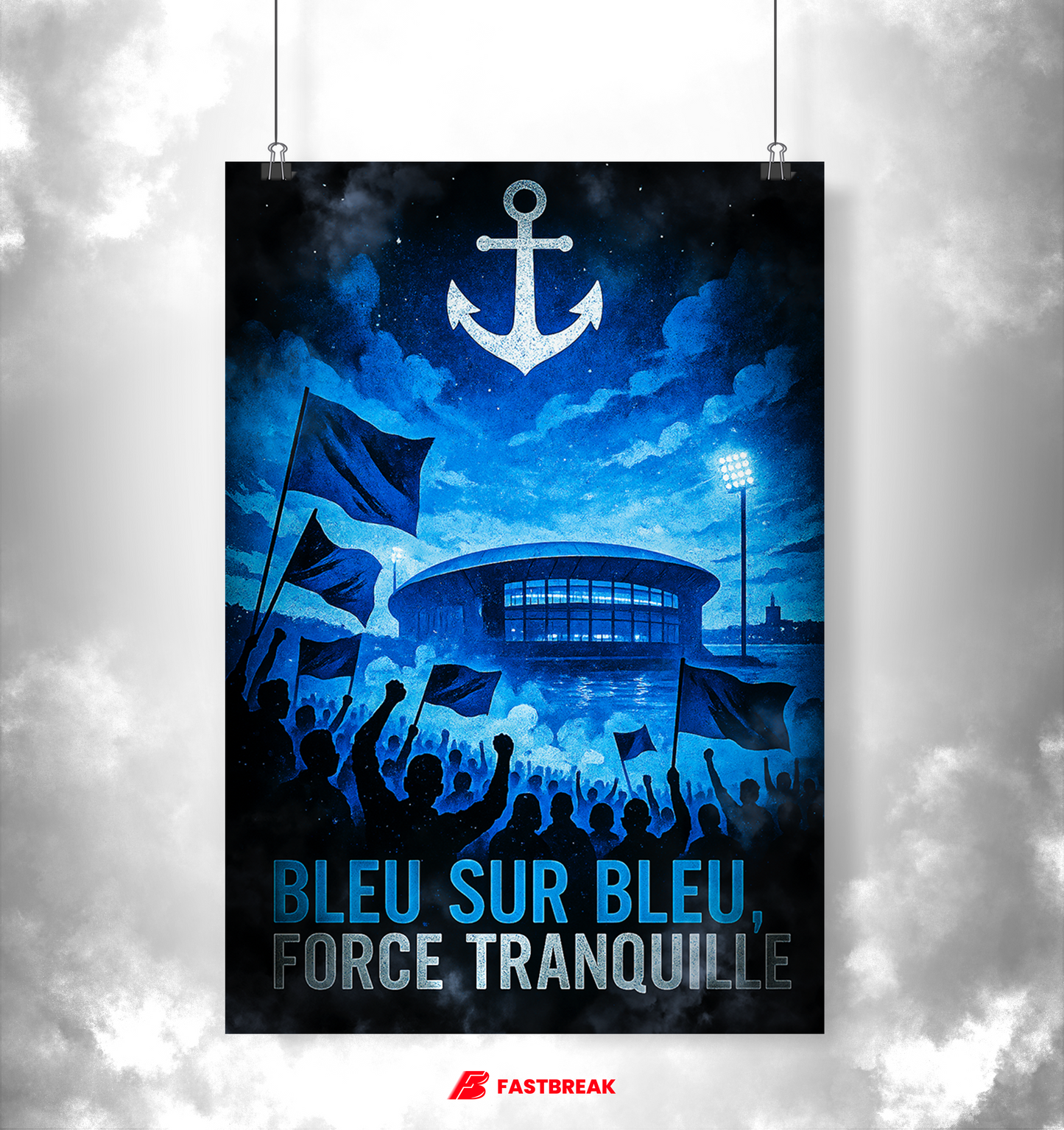 Le Havre Supporters Poster – Havre Maritime | Football Poster