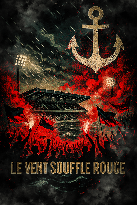 Affiche Supporters Brestois – Ferveur de la Bretagne | Poster Football