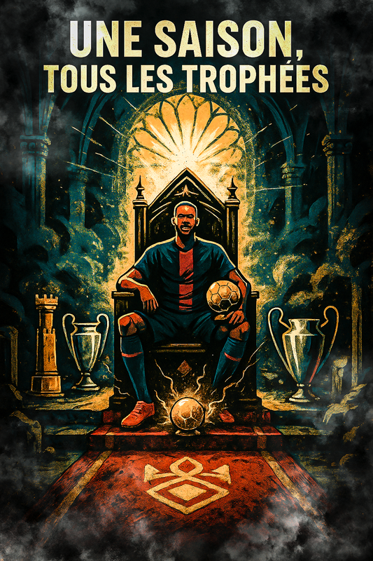 Affiche "L'Aile en Or" – Ascension d’un virtuose | Poster Football