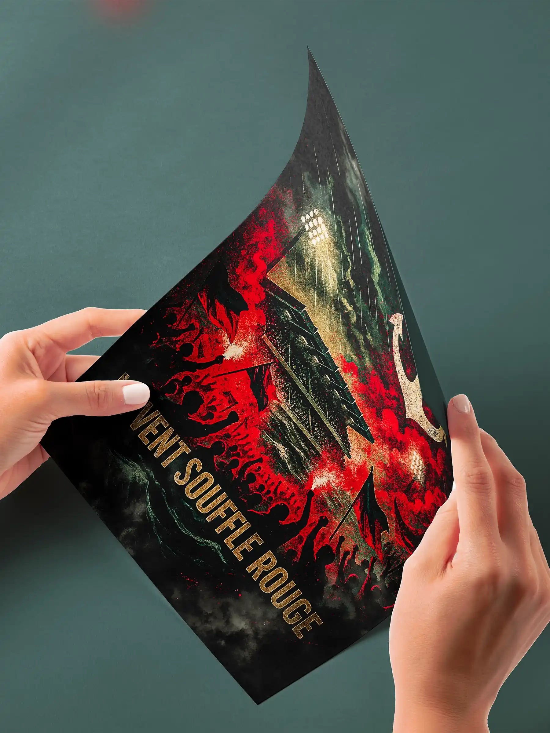 Affiche Supporters Brestois – Ferveur de la Bretagne | Poster Ambiance Bretonne FastBreak Shop