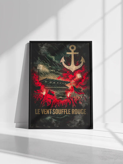 Affiche Supporters Brestois – Ferveur de la Bretagne | Poster Ambiance Bretonne FastBreak Shop