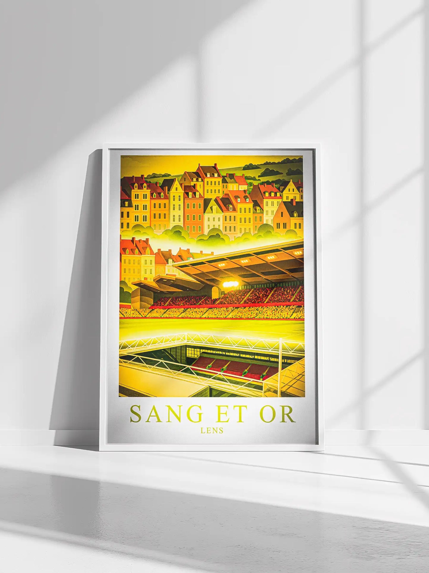 Lens – Le Grand Stade du Bassin Minier | Affiche Artistique FastBreak FastBreak Shop