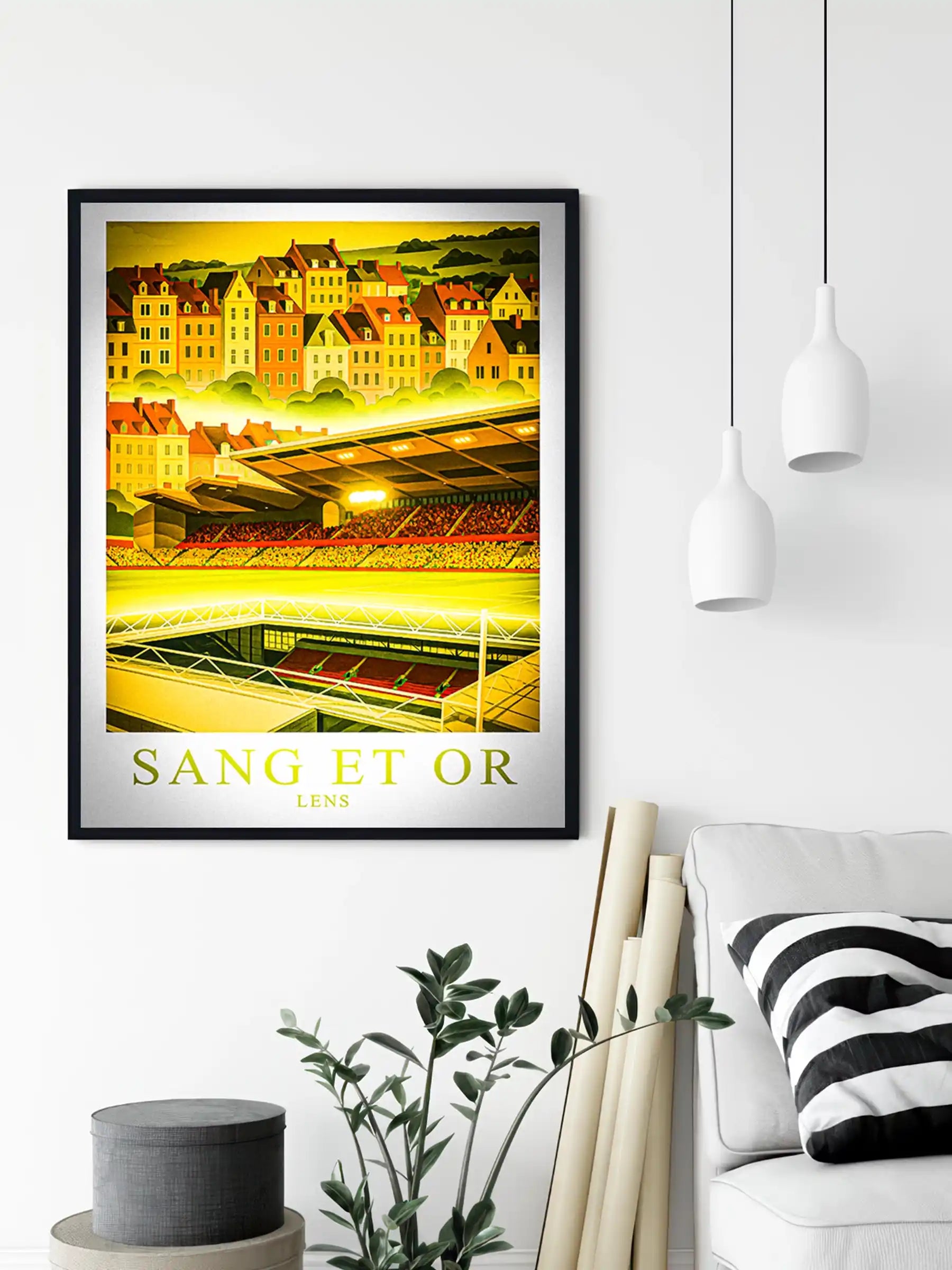 Lens – Le Grand Stade du Bassin Minier | Affiche Artistique FastBreak FastBreak Shop