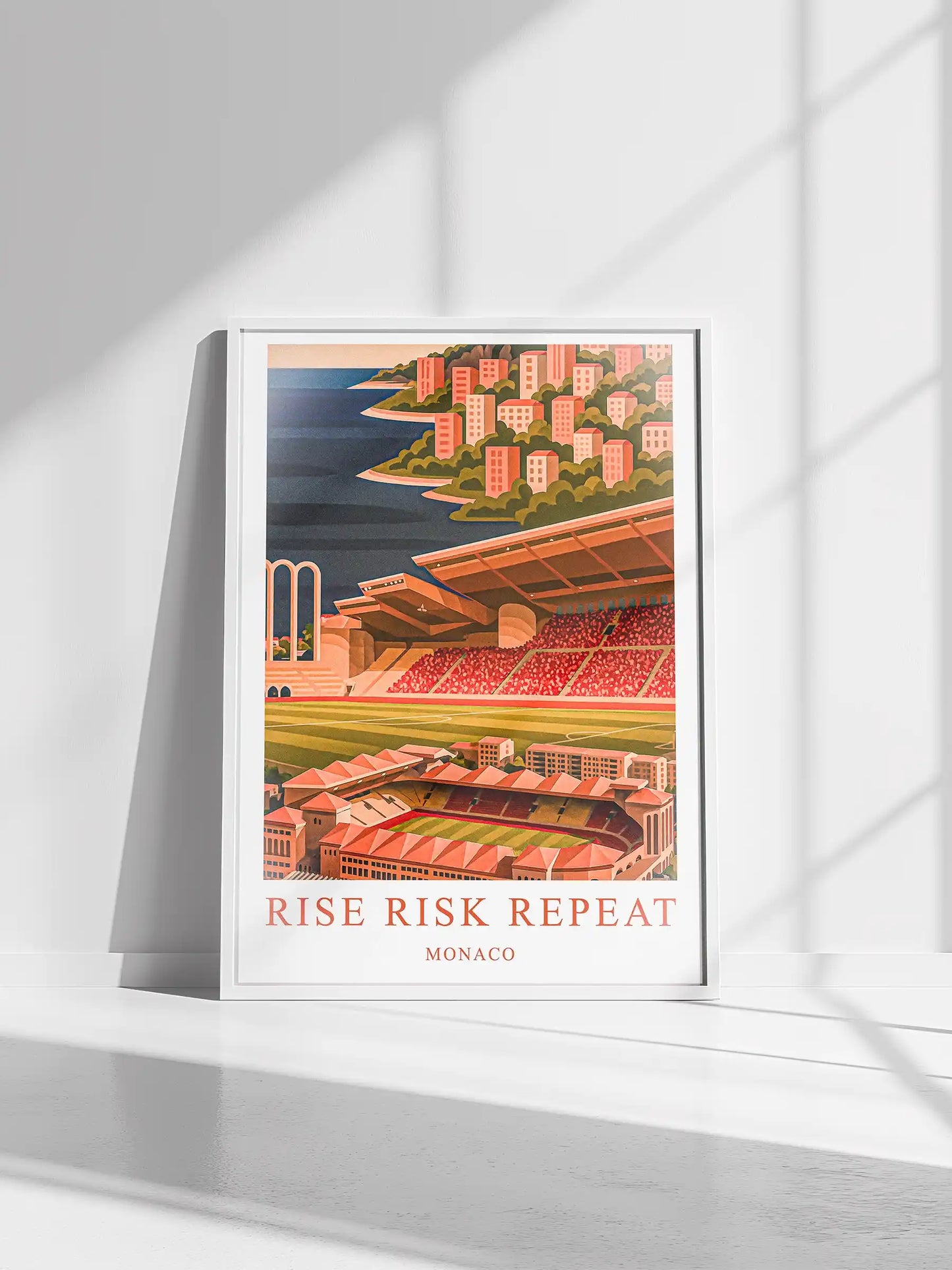 Monaco – Le Grand Stade de la Principauté · Affiche Artistique FastBreak FastBreak Shop
