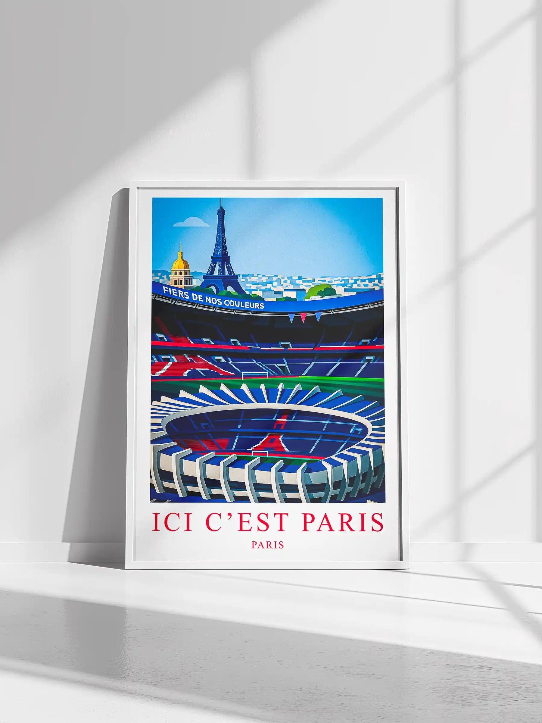Affiche Paris Parc des Princes, Ici c’est Paris FastBreak Shop