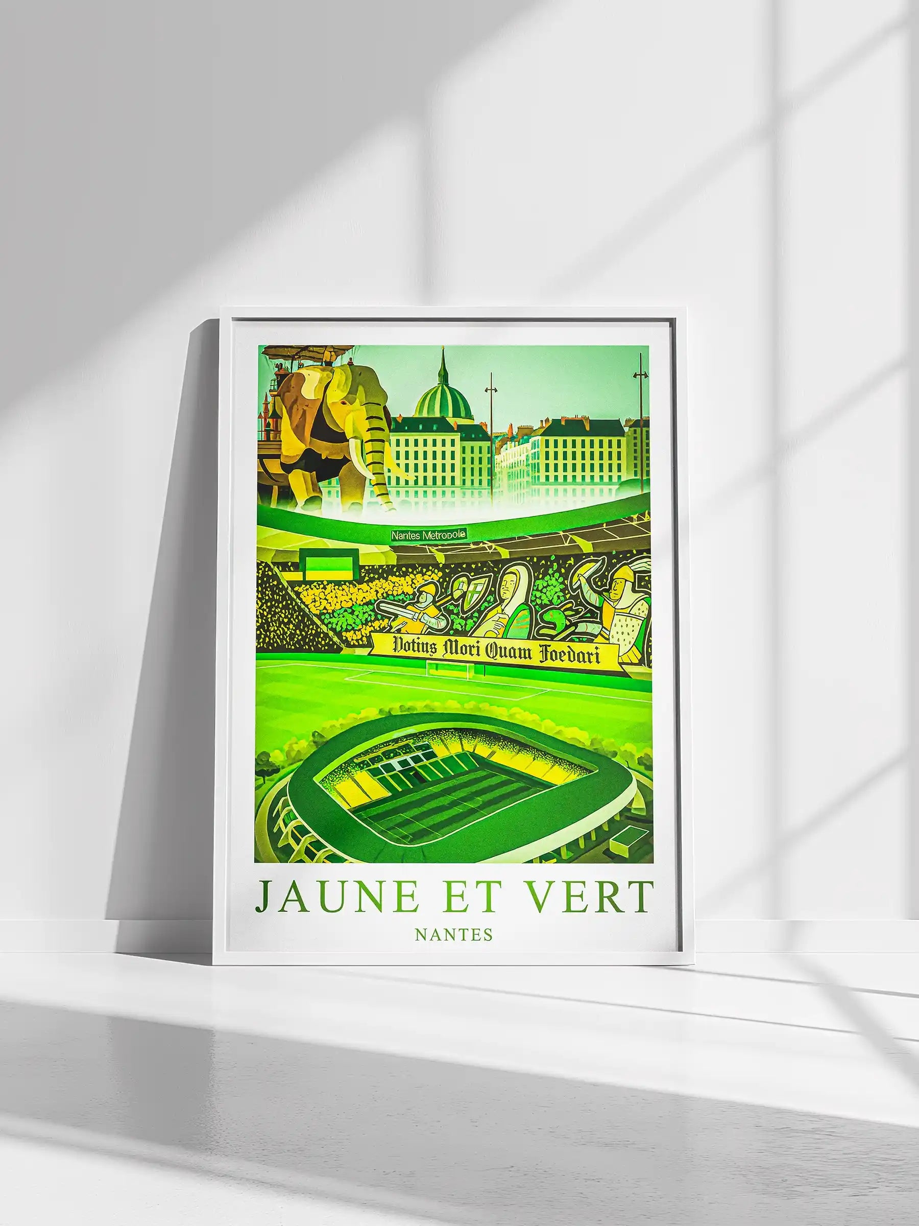 Nantes – Le Grand Stade de la Ville · Affiche Artistique FastBreak FastBreak Shop