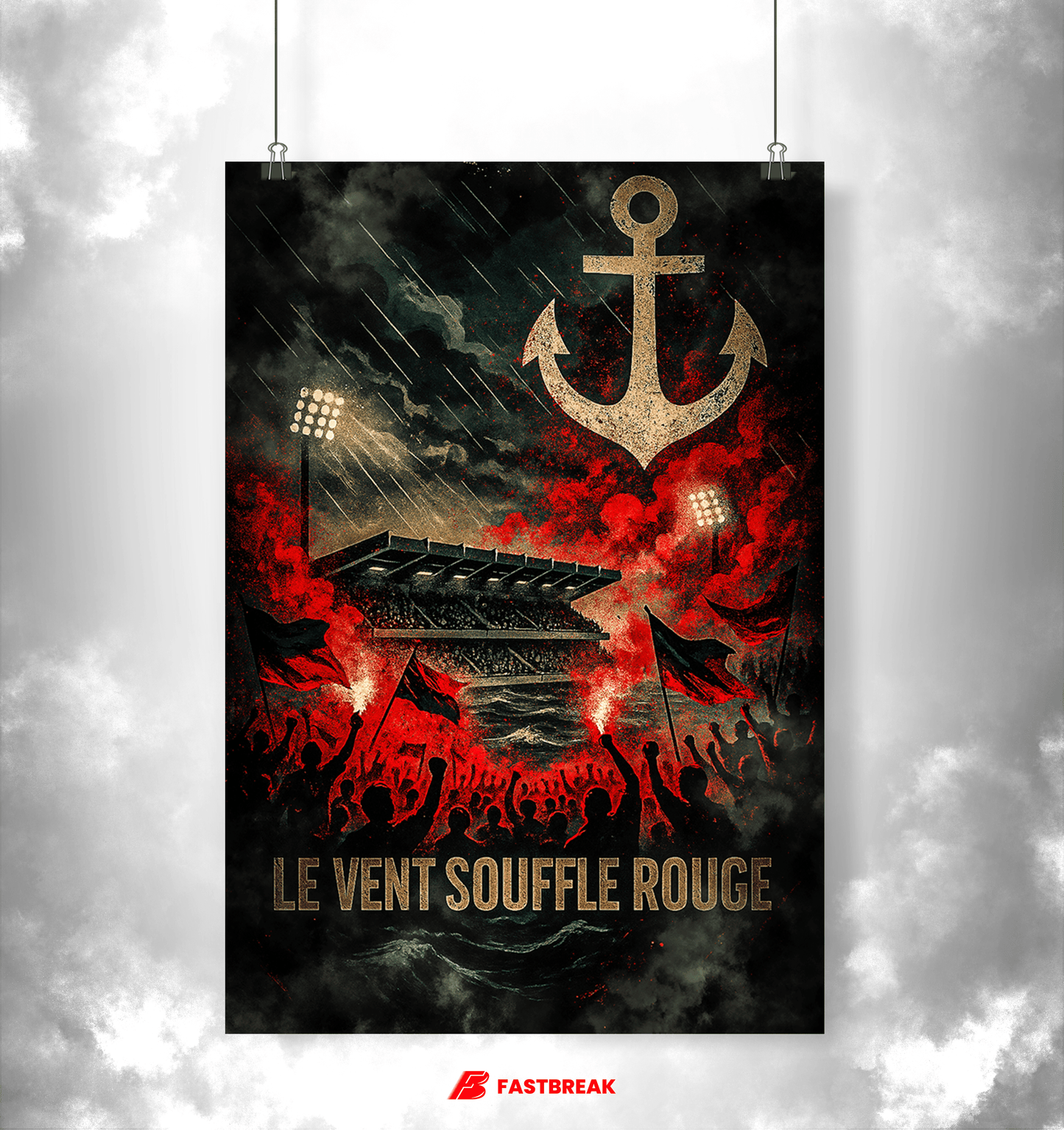 Brest Supporters Poster – Fervor of Brittany | Football Poster