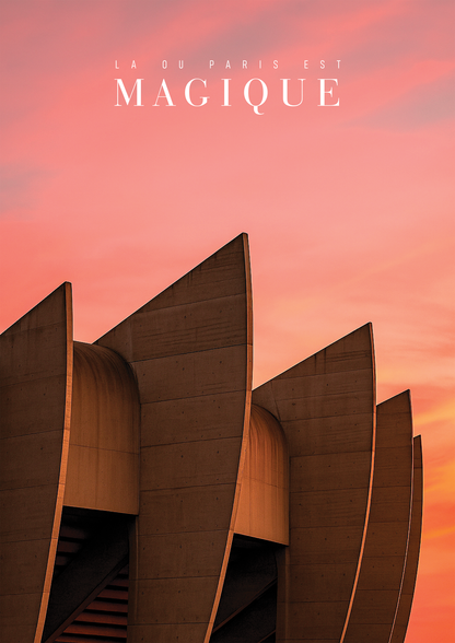 Affiche Stade Parc des Princes, Là où Paris est magique FastBreak Shop